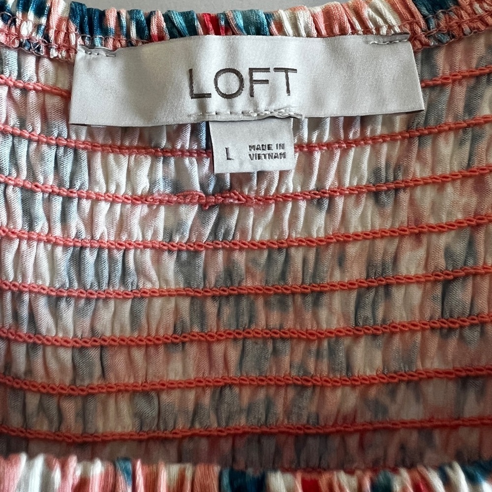 LOFT Multicolor Patterned Dress - Picture 3 of 5